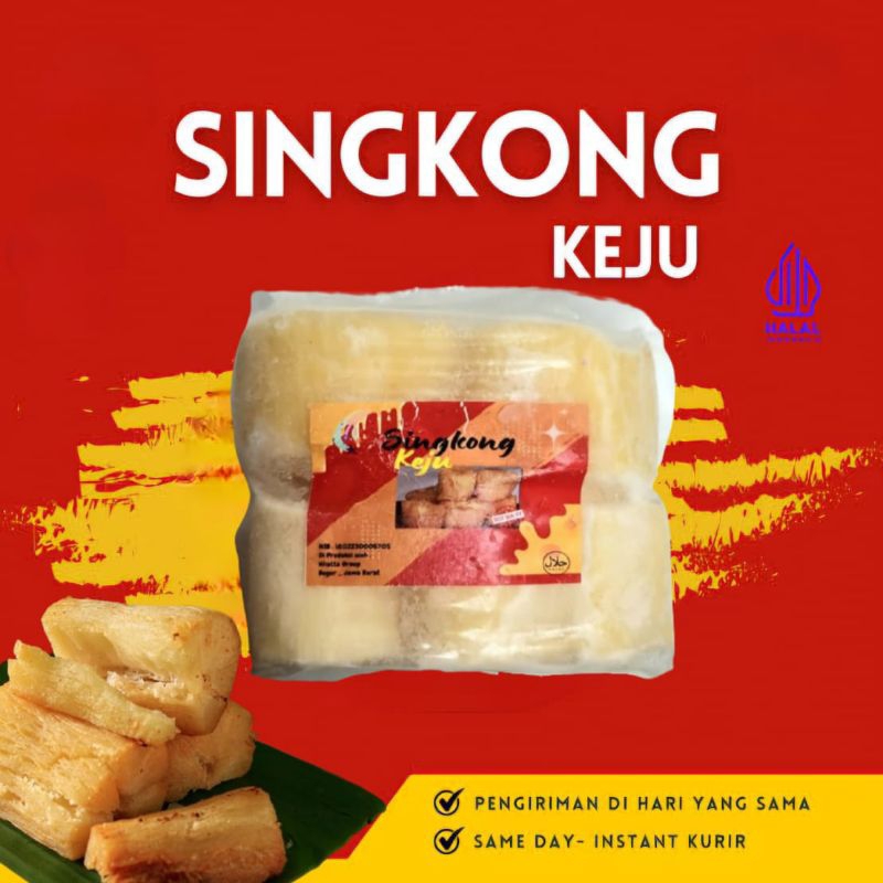 

Singkong Keju Frozen Enak Gurih Cemilan Makanan