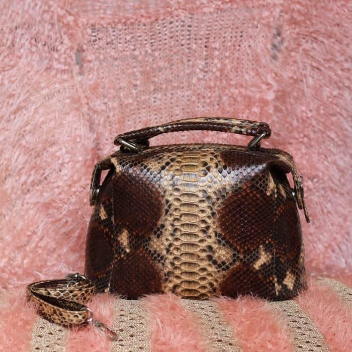 AA LEATHER ORI Tas Doctor kulit Ular
