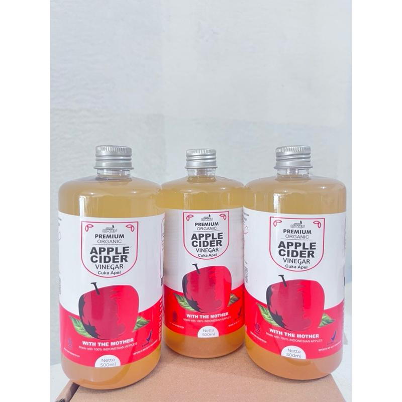 

CUKA APEL PREMIUM || 500Ml Cider Vinegar With Mother