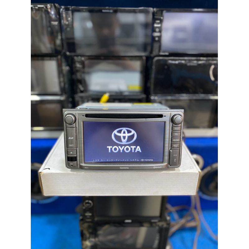 head unit original toyota alphard 2013 buil in gps