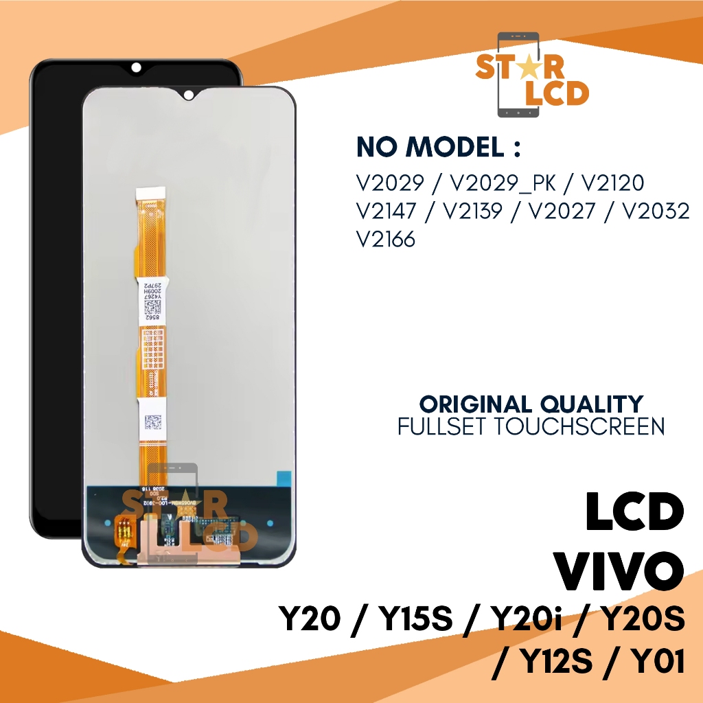 Grosir LCD Vivo Y20 / LCD Vivo Y15S / LCD Vivo Y20i / LCD Vivo Y20S / LCD Vivo Y12S / LCD Vivo Y01