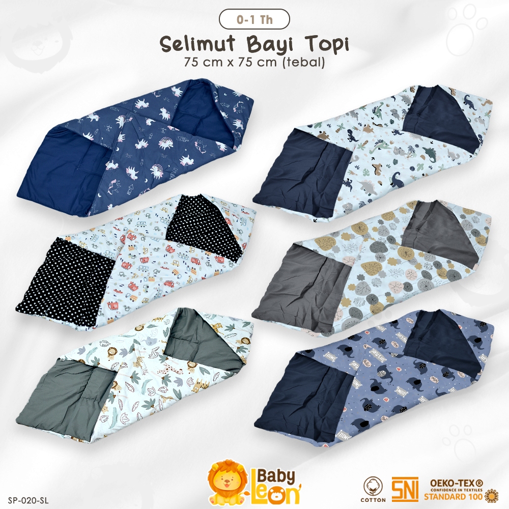 BABYLEON Selimut Bayi Selimut Diapers Selimut Bayi Baru Lahir Motif SP-020-SL Selimut Bayi Tebal Bab