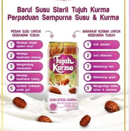 

Tujuh Kurma | Susu Tujuh Kurma | (12 pcs )189 Ml