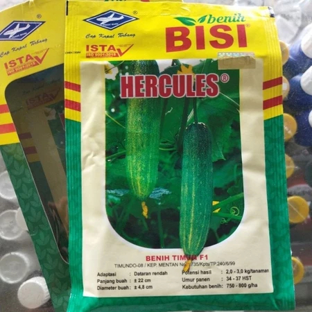

BENIH TIMUN HIBRIDA F1 | HERCULES | 25 gram | Mentimun Cap Kapal Terbang