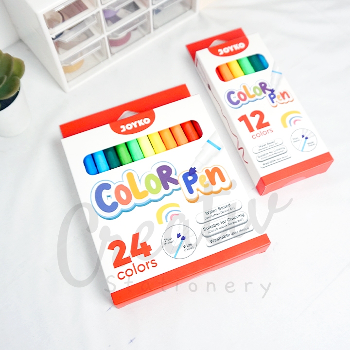 

Joyko Spidol Warna Color Pen CLP-065 12 24 Warna