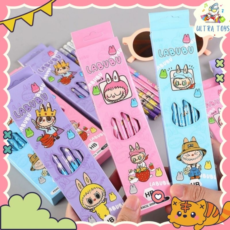 

[ULTRATOYS] PENSIL HB SANRIO LABUBU 1PAK ISI 12PC