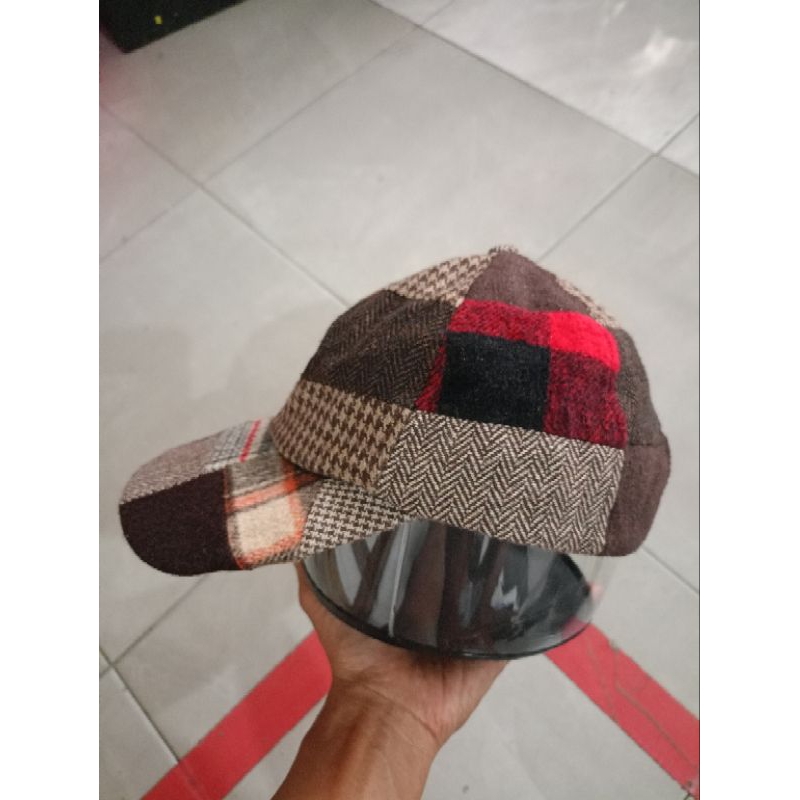 Topi Hawkins Hawkins Patchwork Tweed Baseball Cap