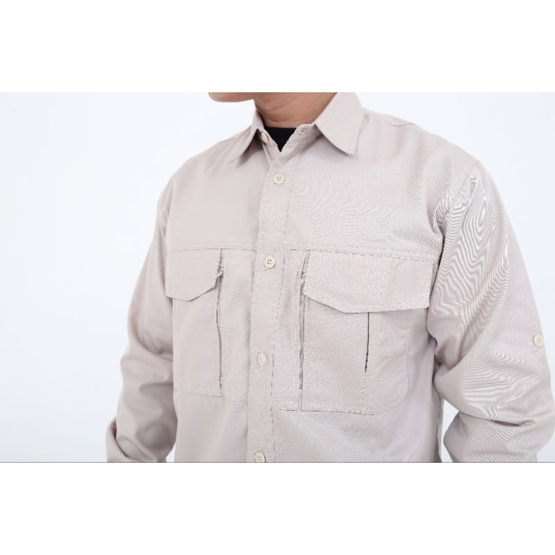 KEMEJA TACTICAL BORDIR CUSTOM - BISA SATUAN/LUSINAN