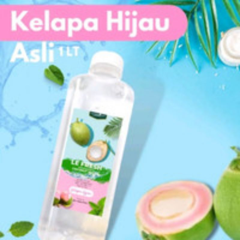 

kelapa ijo asli (buat obat) kemasan botol 1000ml