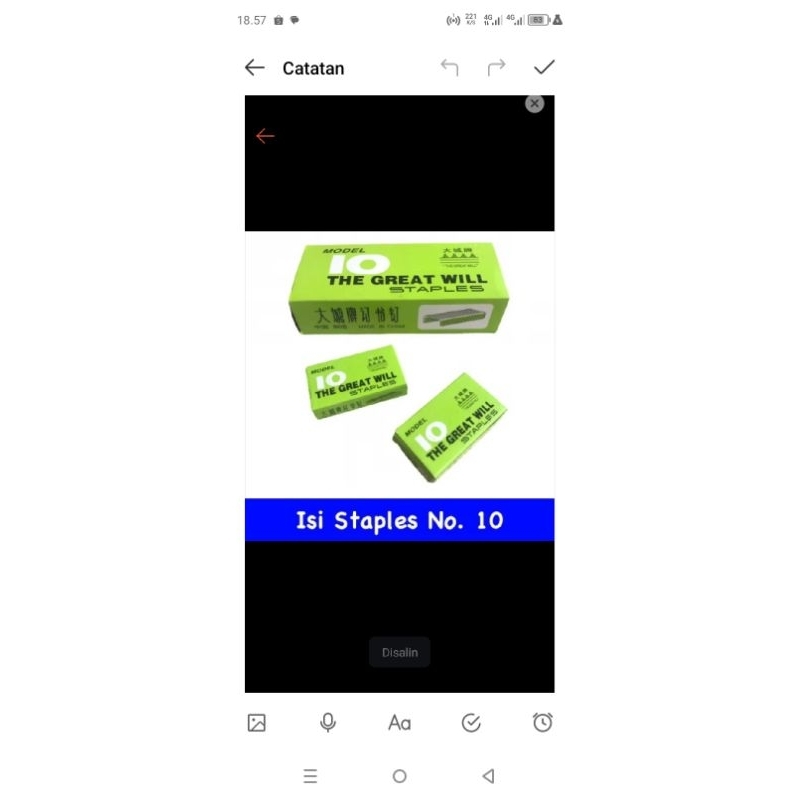 

promo murah Isi Staples No.10 Great