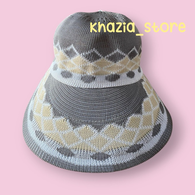 Topi Haji Caddy Full Rajut Motif / Caddy Haji / Topi Caddy Full Rajut