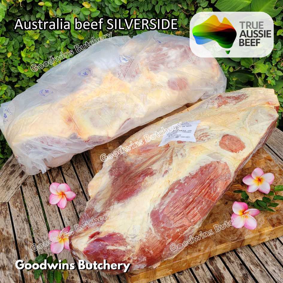 

Beef SILVERSIDE WHOLE CUTS UTUH 8-10kg frozen for rendang curry dendeng empal jerky | Australia RALPHS
