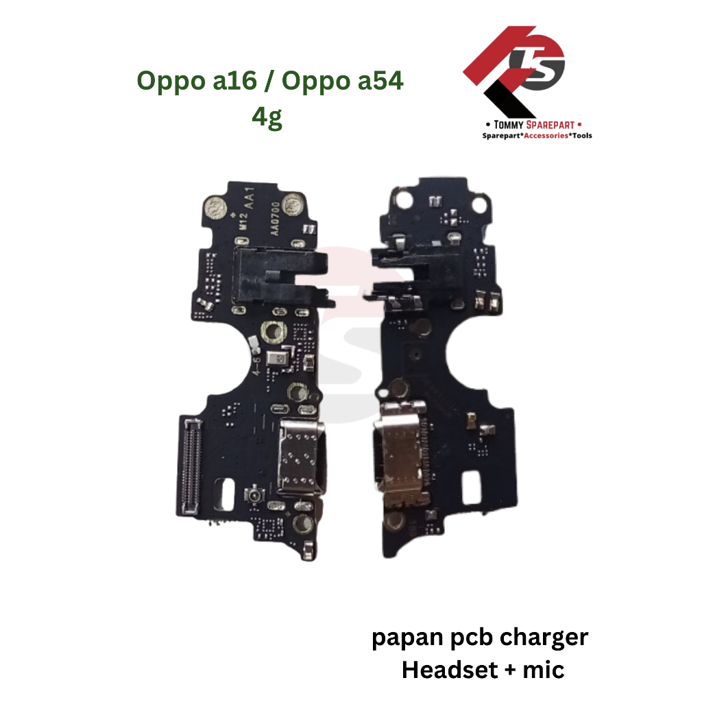 Papan Pcb Konektor Charger Oppo a16 / a54 4g Headset Mic Kualitas Top