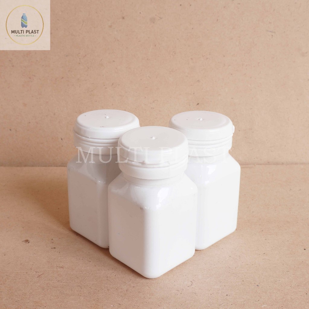 BOTOL KAPSUL 60 ML KOTAK/BOTOL OBAT 60ML KOTAK/BOTOL OBAT KAPSUL KOTAK 60ML