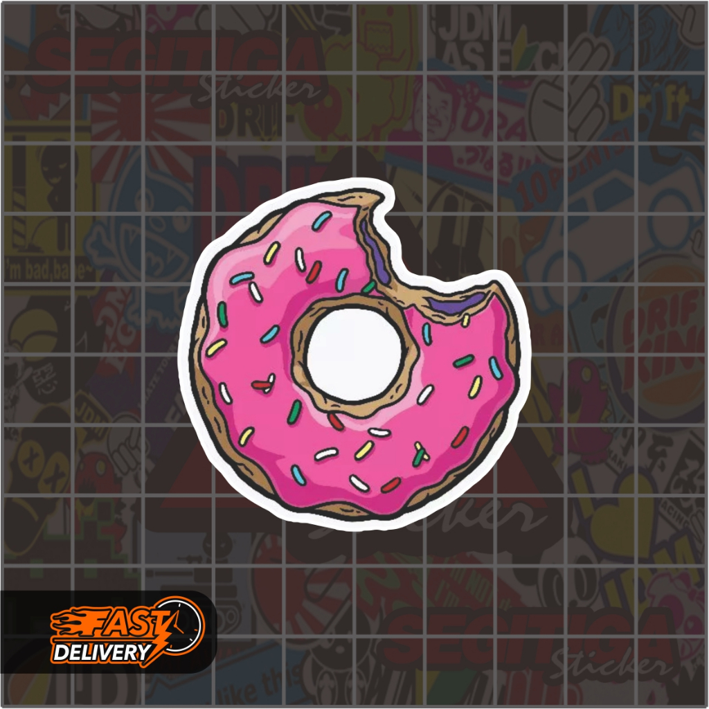 

Sticker Donat Donuts V2 Ukuran 5 x 5 Cm
