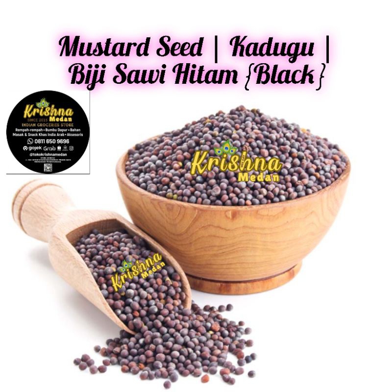 

Mustard Seeds | Kadugu | Biji Sawi Hitam (Black)