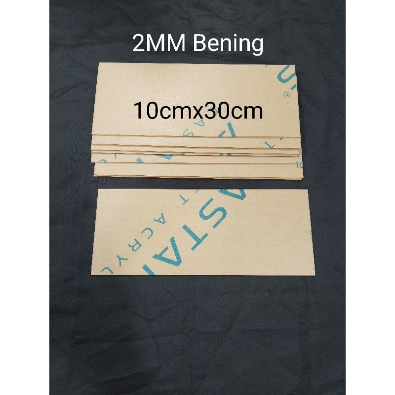 

Acylic Sheet 2mm Warna Bening Tebal 2mm 10cm x 30cm
