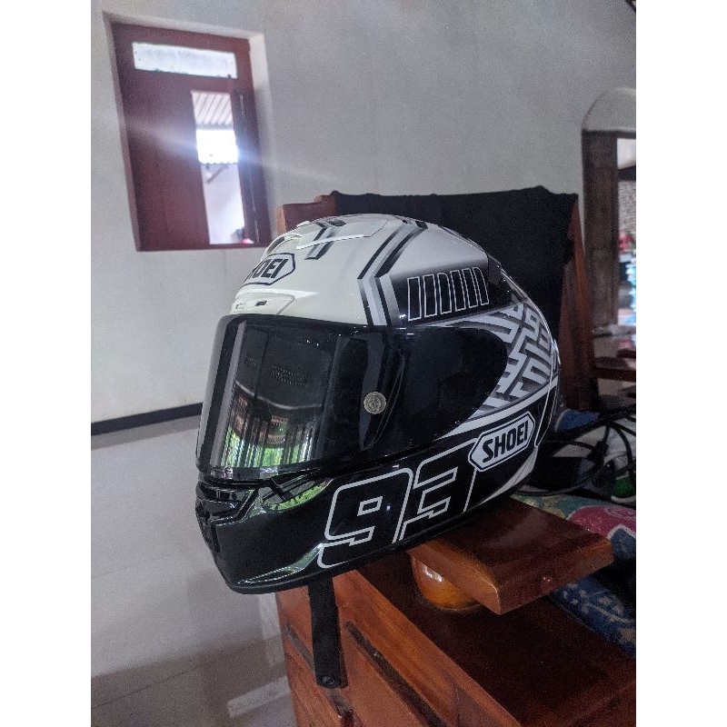 Shoei x14 Marquez white ant