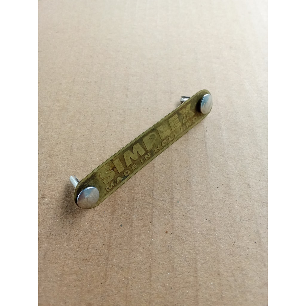 Emblem Sadel Sepeda Onthel SIMPLEX holand