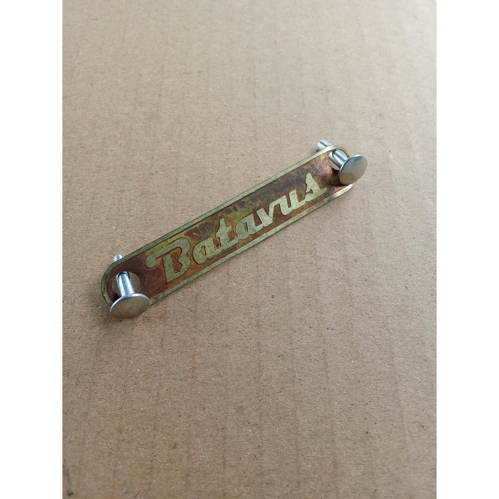 Emblem Sadel Sepeda Onthel Batavus