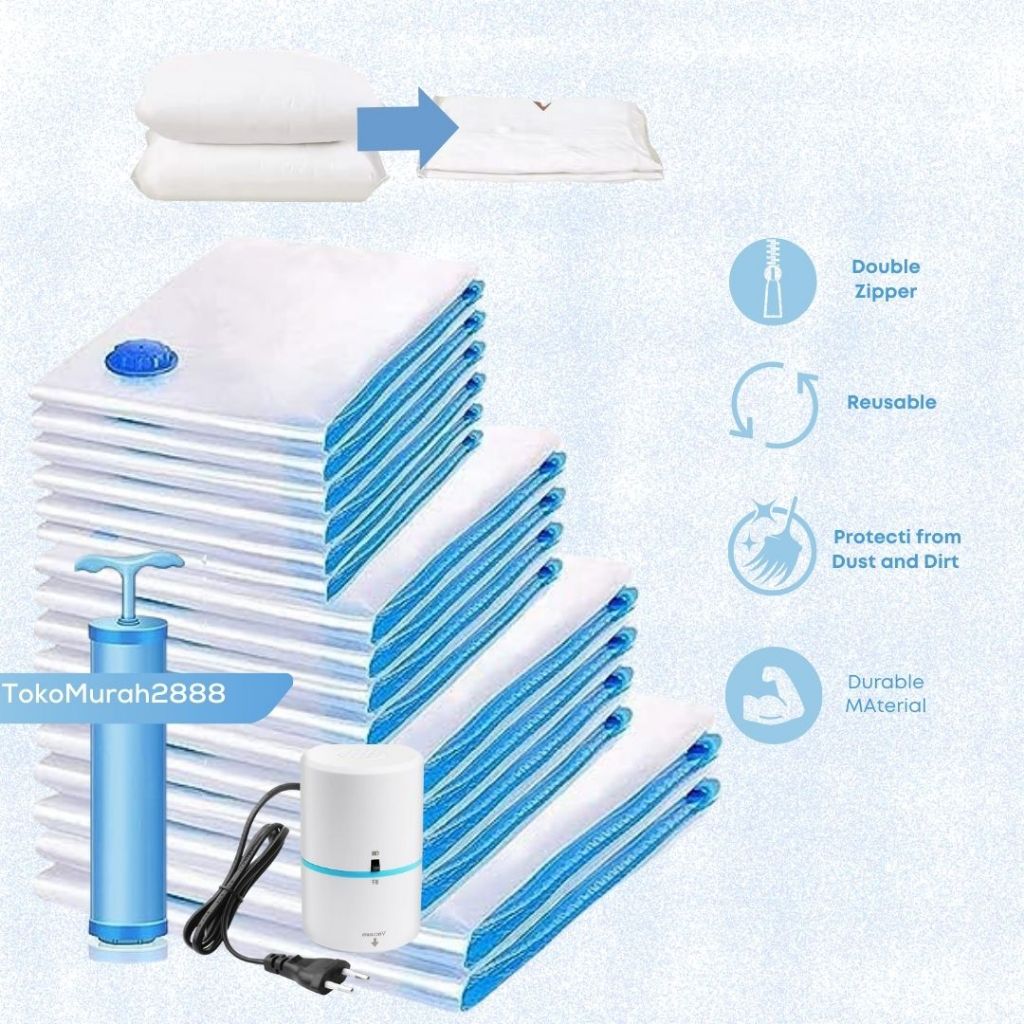 Cover Baju Resleting Cover Pakaian Jas Gaun Gantungan Cover Baju PEVA/ Sarung Baju/ Cover Baju Gantu