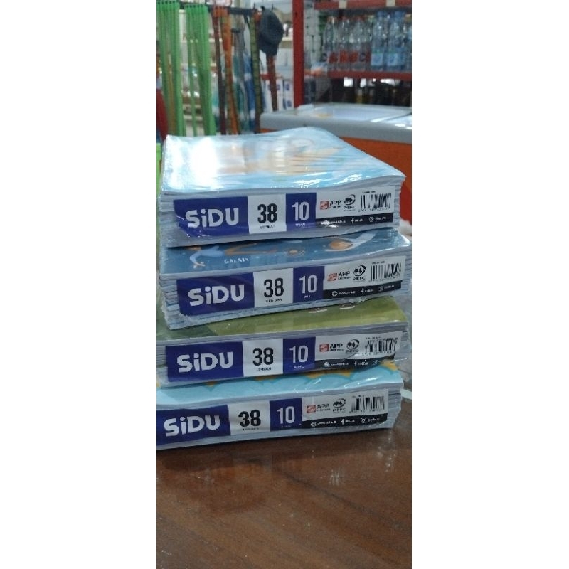 

Buku sidu 38.harga per pak isi 10 buku