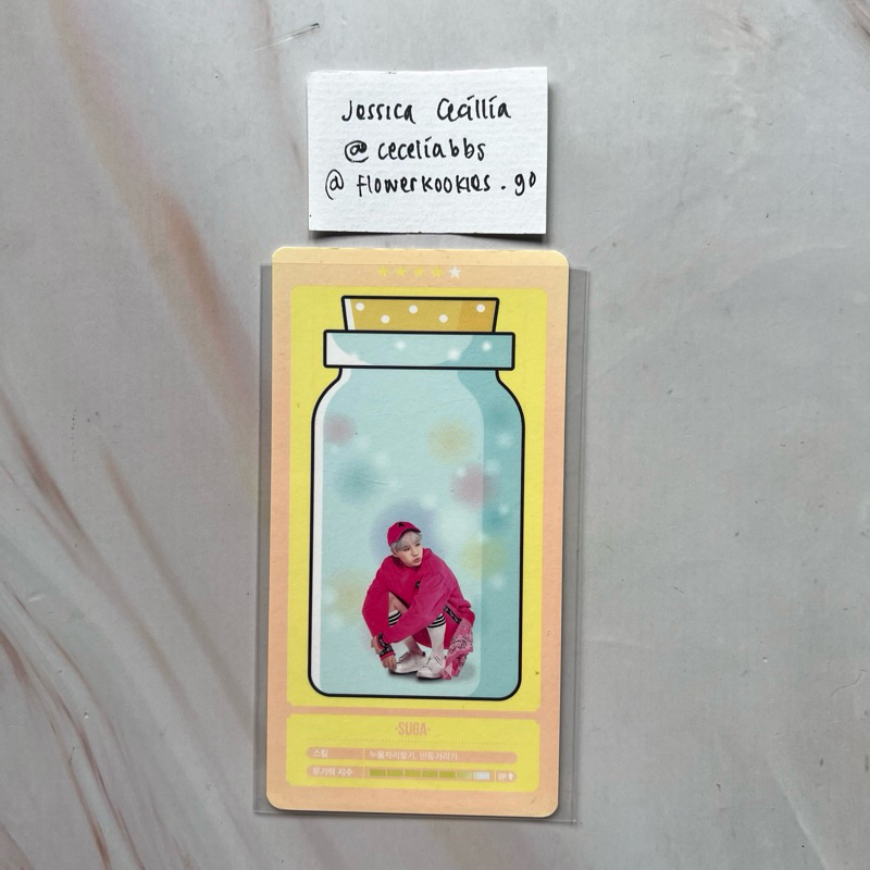 BTS SUGA YOONGI HEA HAPPILY EVER AFTER MUSTER 4TH KOREA CLOUD CARD MPC