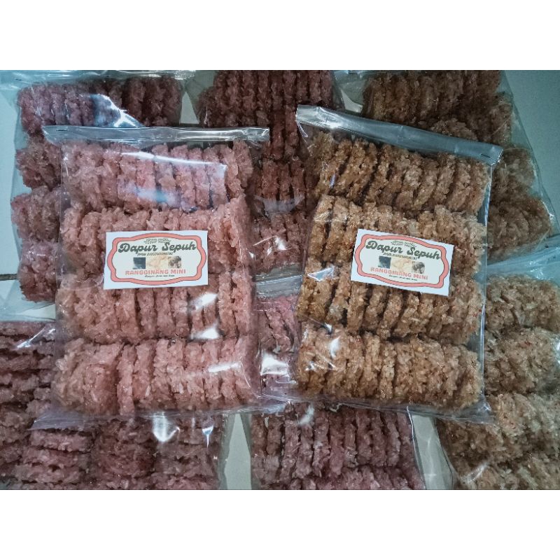 

Rangginang Mini Rasa Terasi khas Bandung 500gr