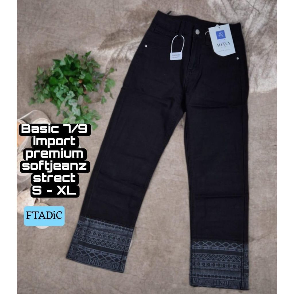 ARB20 - ADT - 1493 - Celana Jeans Stik Balik Tribal