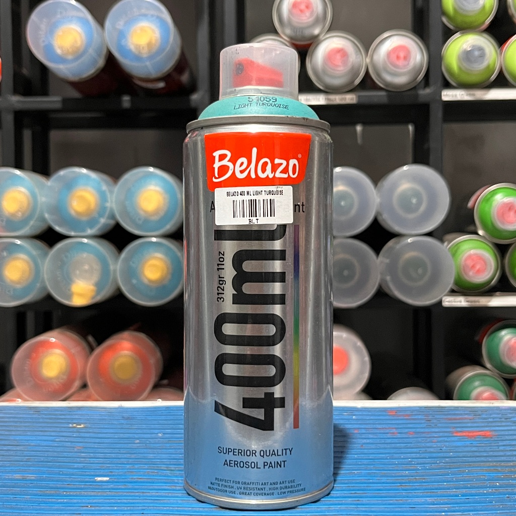 

Light Turquoise - Belazo 400 ml - Spray Paint