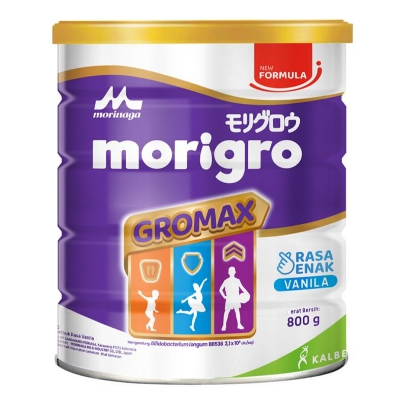 

Morinaga morigro gromax vanila 800 g susu pertumbuhan anak 1-12 tahun