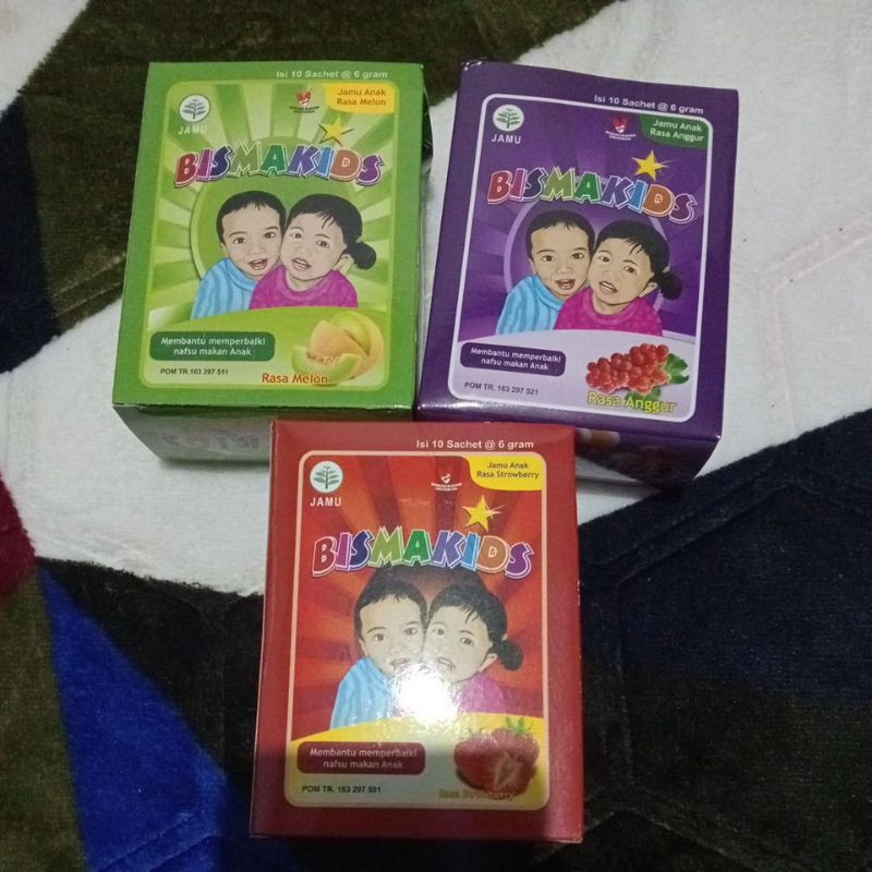 

Jamu Nafsu Makan anak Bismakids Rasa Buah