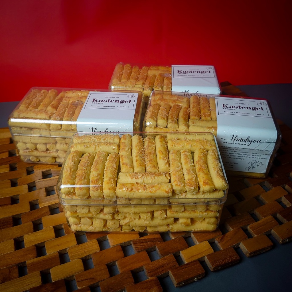 

Kastengel Keju Edam Spesial - Kue Keju Gurih dan Renyah 400Gr