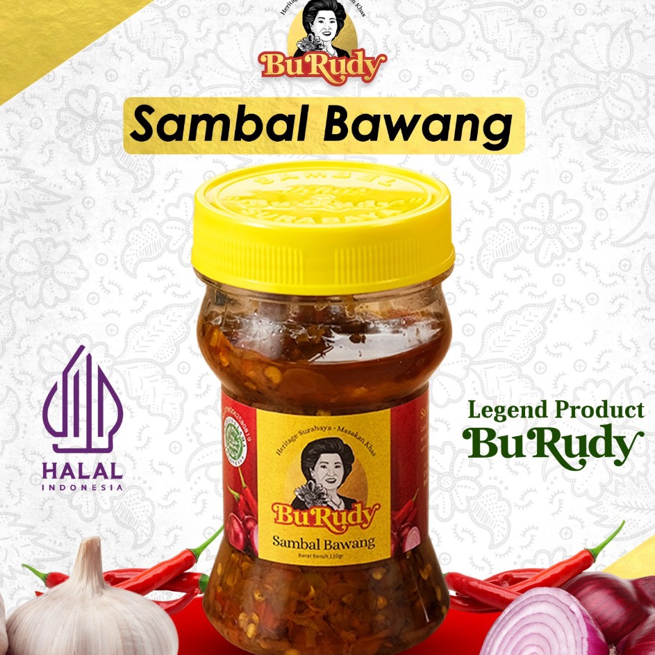 

COD Sambal Bawang Bu Rudy dengan kemasan 11gr