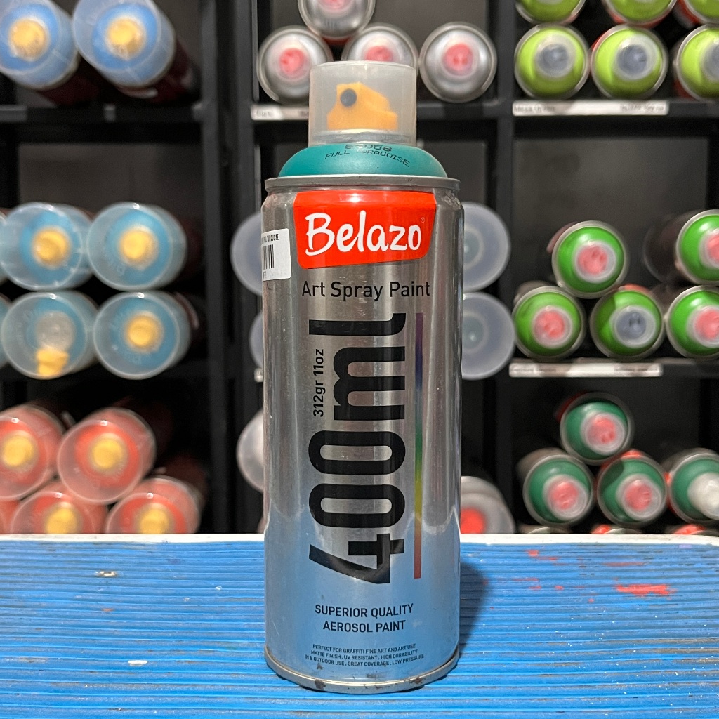 

Full Turquoise - Belazo 400 ml - Spray Paint