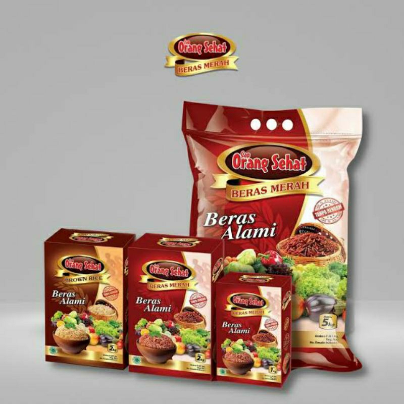 

BERAS MERAH CAP ORANG SEHAT 2kg