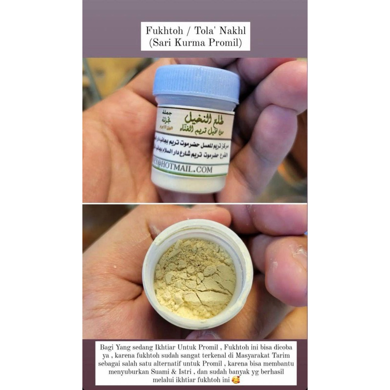 

Sari Kurma / Fukhtoh 100% Ori Tarim