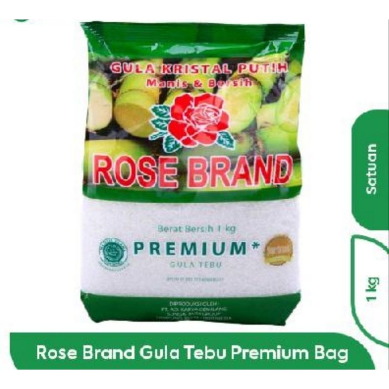 

ROSE BRAND GULA PASIR CRISTAL PUTIH PREMIUM 1KG