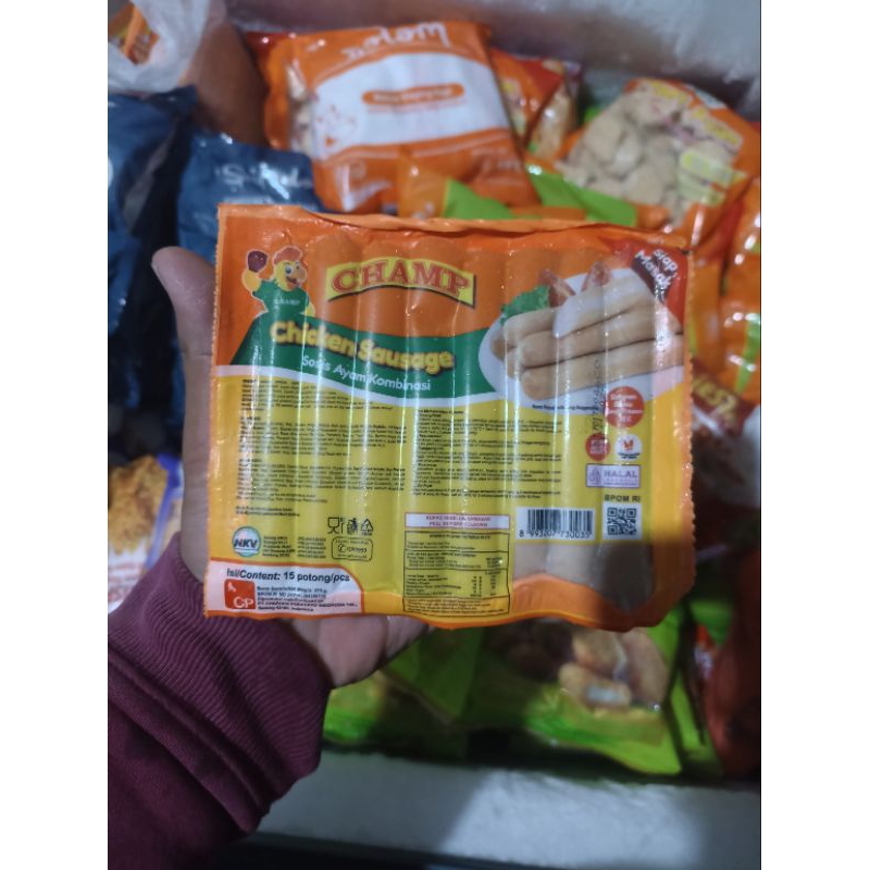 

Champ Sosis Ayam 375gr/15 biji