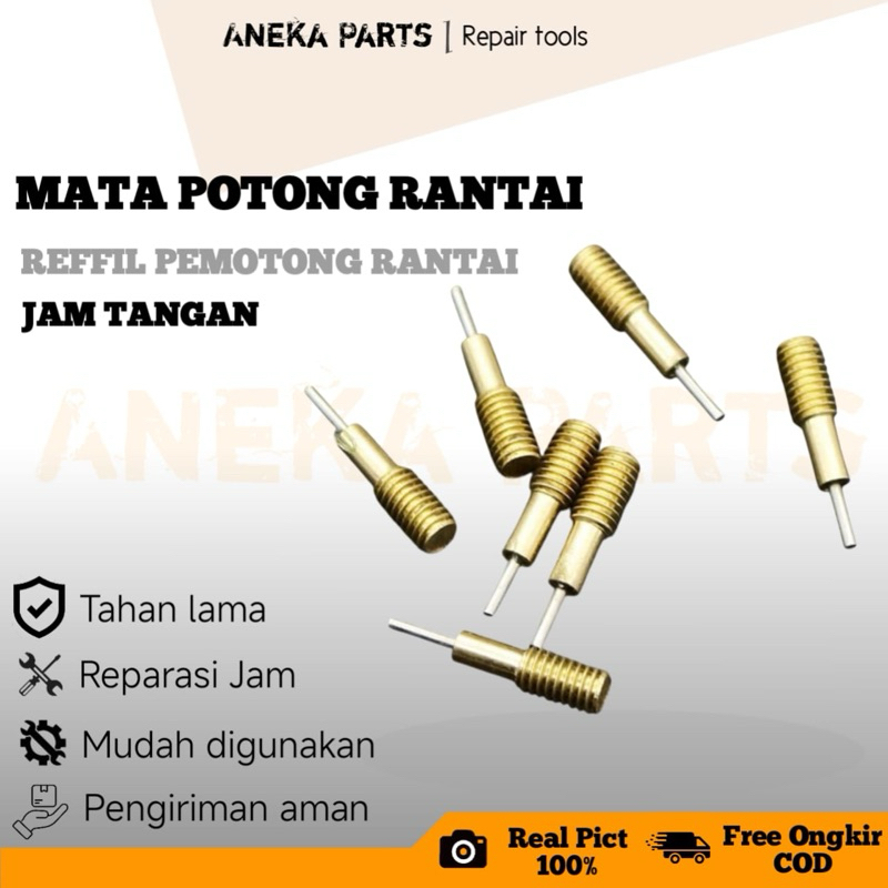 Alat potong rantai jam tangan, reffil pemotong rantai jam tangan, anak reffil potong jam tangan