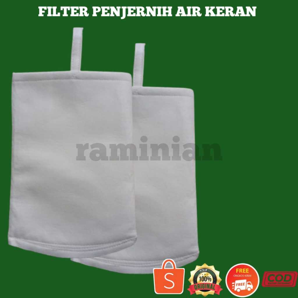 Filter penjernih air sumur saringan air keran saringan penjernih air keruh(23x15cm)