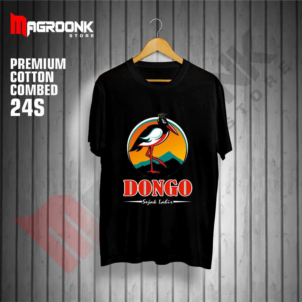 T-SHIRT KAOS PARODI PLESETAN LUCU UNIK BRAND DONGO COMBED 24S
