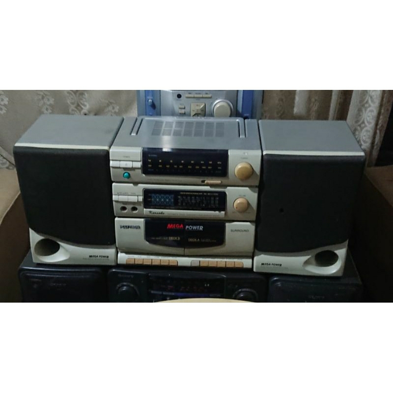 Compo POLYTRON MEGA power (Bluetooth, tape dan radio)