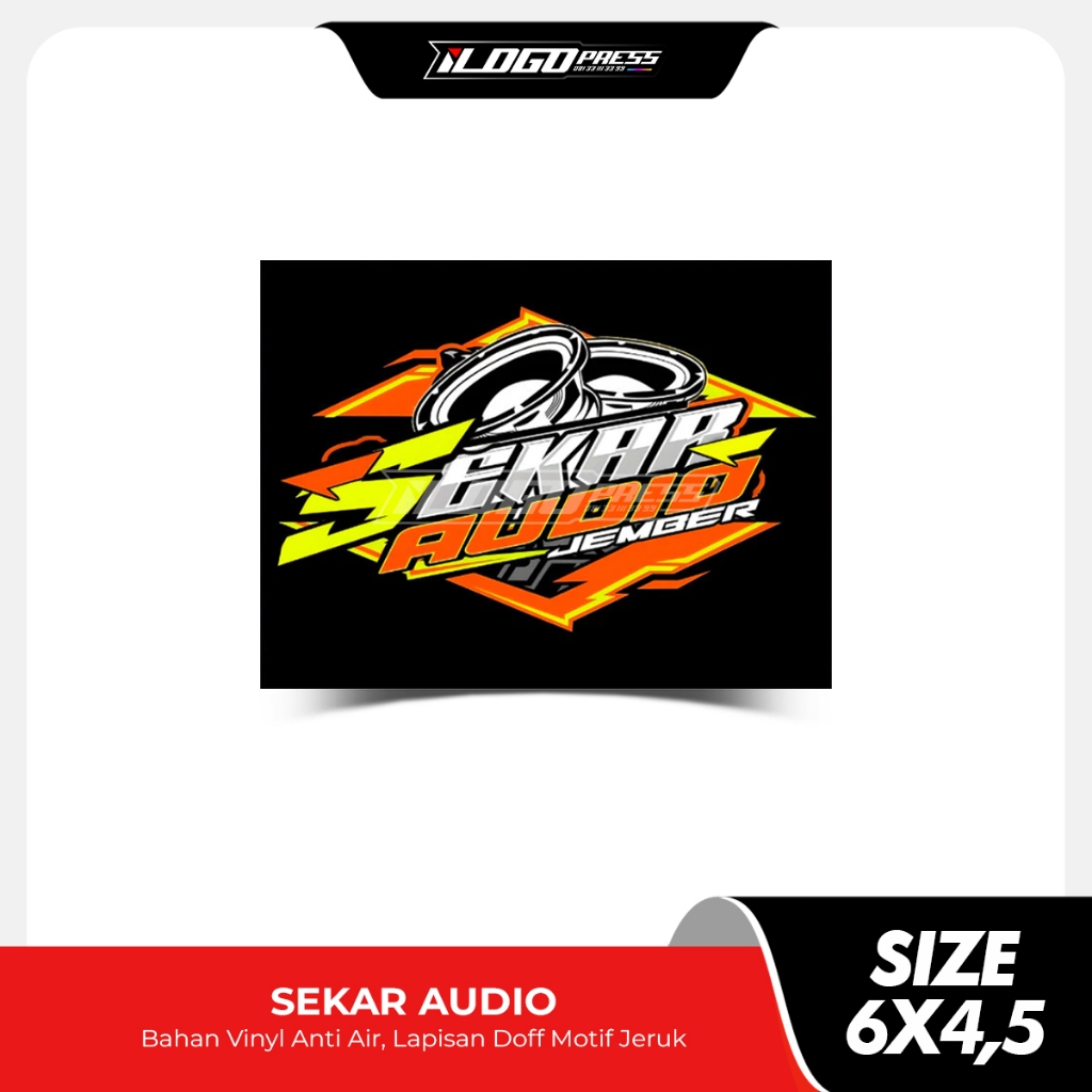 

SEKAR AUDIO - Stiker Sound System Bahan Vinyl Premium Anti Air Doff Motif Jeruk