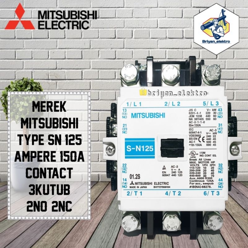 kontaktor Mitsubishi SN-125/SN-150