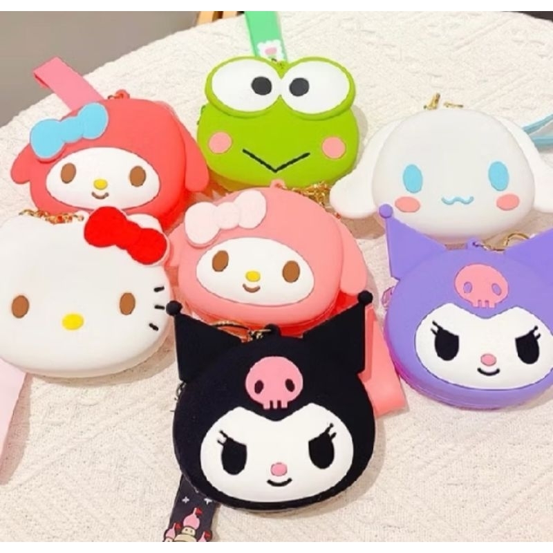 GANTUNGAN KUNCI SANRIO DOMPET KOIN JELLY