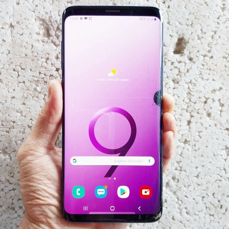 Handphone Hp Samsung Galaxy S9 Plus Ram 6/64 GB Second NFC Eks Resmi Sein Original