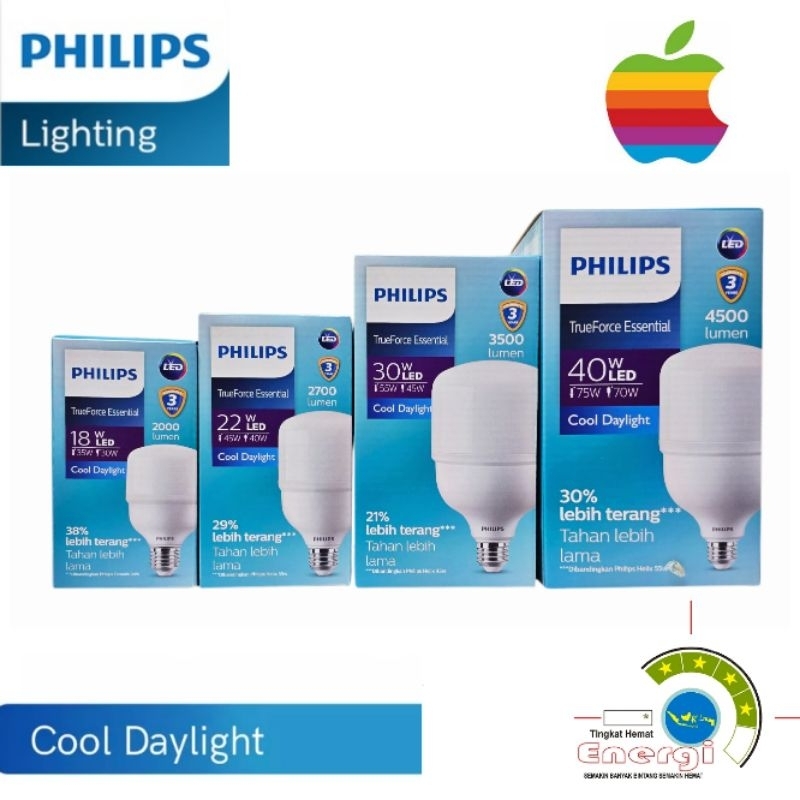 Lampu Philips Tforce Essential 18w 22w 30w 40w - Led Philips True Force Essential