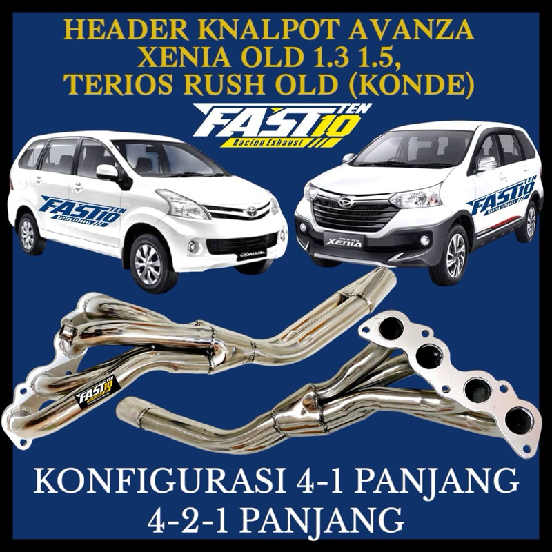 HEADER KNALPOT AVANZA XENIA HEADER MANIPOL KNALPOT MOBIL AVANZA XENIA OLD 1.3 1.5 TERIOS RUSH OLD KO