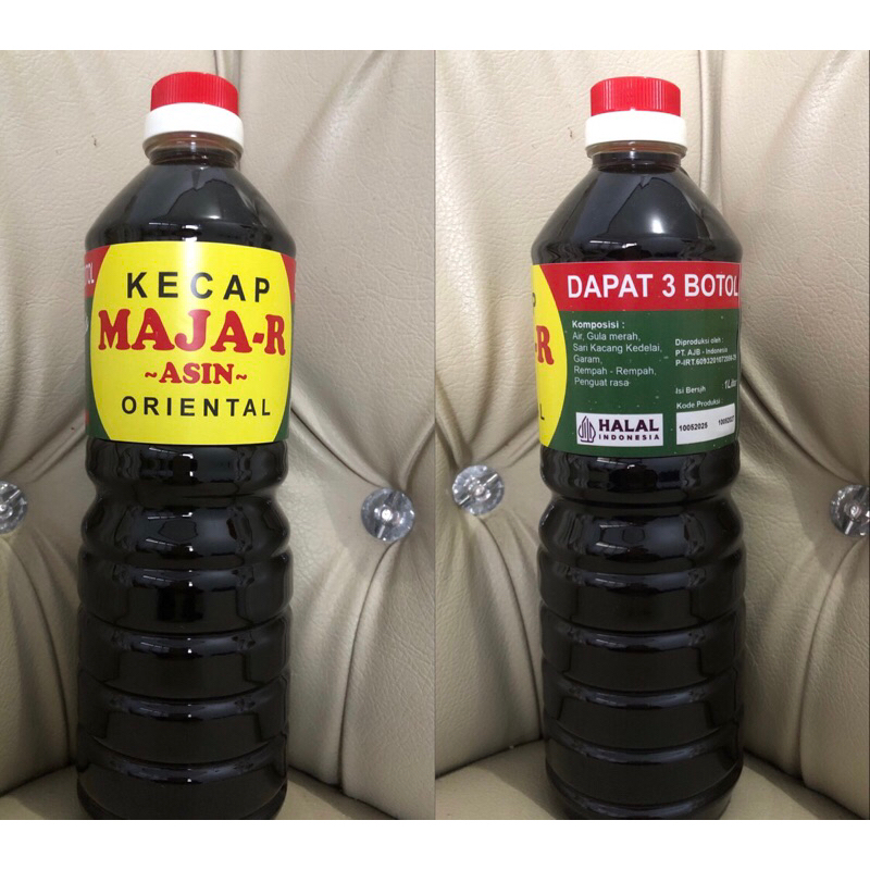 

Kecap Asin Tradisional 1 Liter (Beli 2 botol gratis 1 botol)